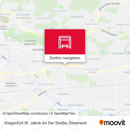 Klagenfurt St. Jakob An Der Straße Karte