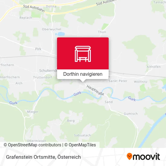 Grafenstein Ortsmitte Karte