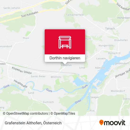 Grafenstein Althofen Karte