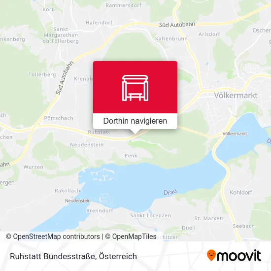 Ruhstatt Bundesstraße Karte