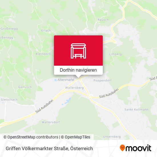 Griffen Völkermarkter Straße Karte