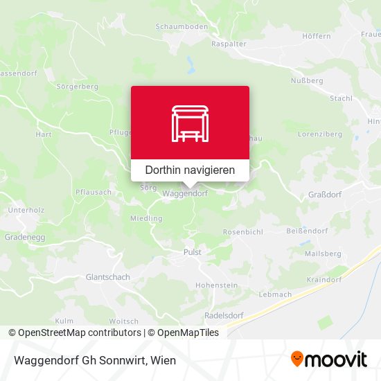 Waggendorf Gh Sonnwirt Karte