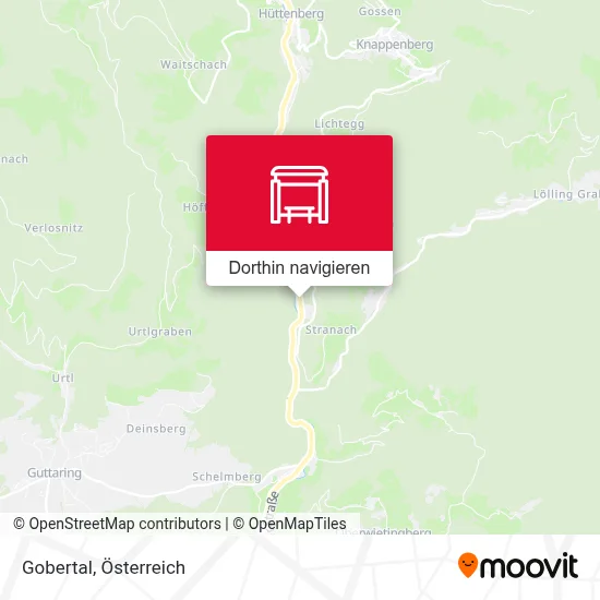 Gobertal Karte