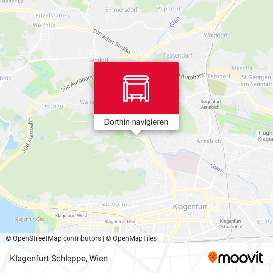 Klagenfurt Schleppe Karte