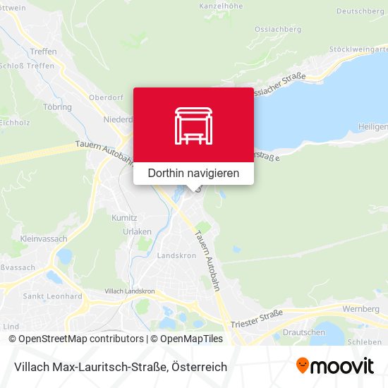 Villach Max-Lauritsch-Straße Karte