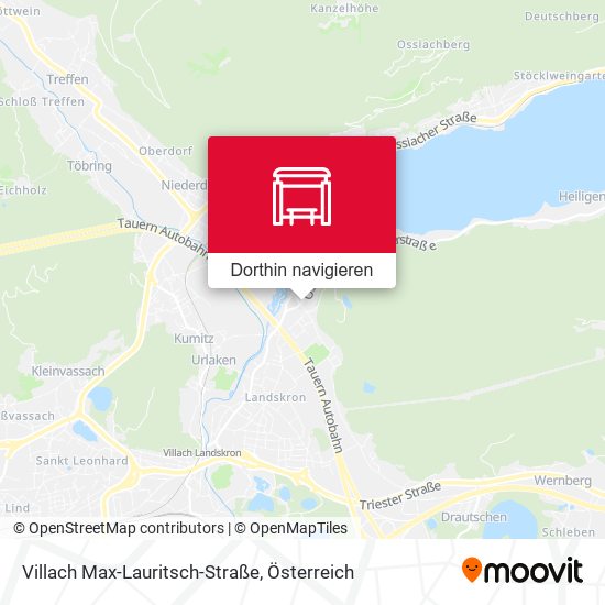 Villach Max-Lauritsch-Straße Karte