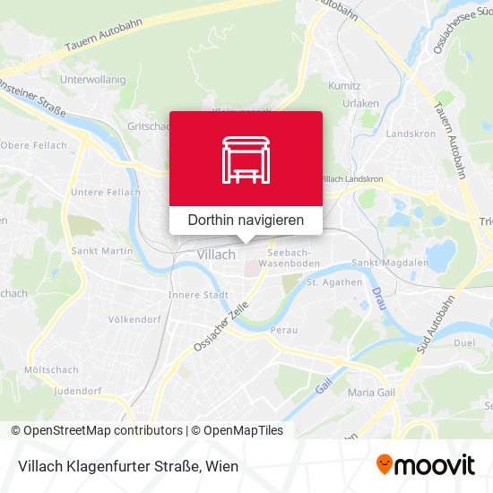 Villach Klagenfurter Straße Karte