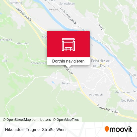 Nikelsdorf Traginer Straße Karte