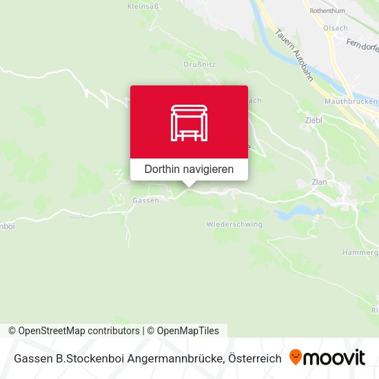 Gassen B.Stockenboi Angermannbrücke Karte