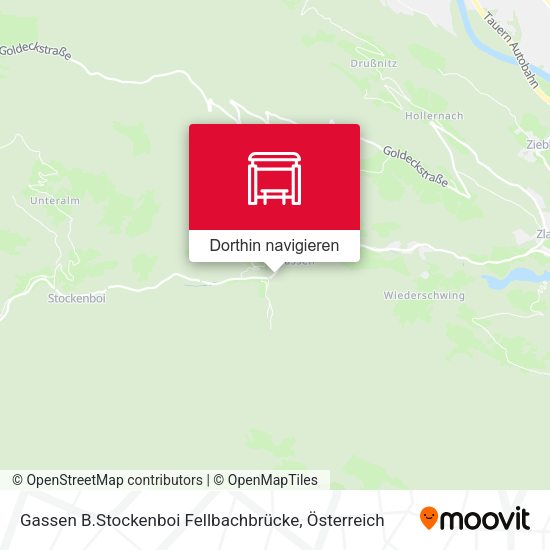 Gassen B.Stockenboi Fellbachbrücke Karte