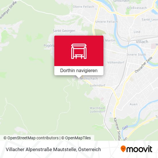 Villacher Alpenstraße Mautstelle Karte