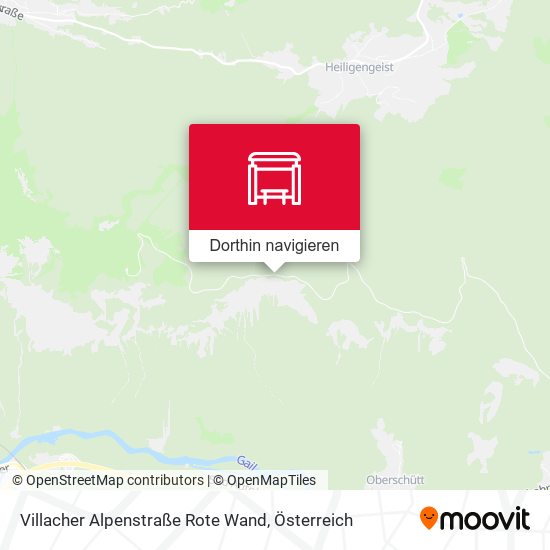 Villacher Alpenstraße Rote Wand Karte