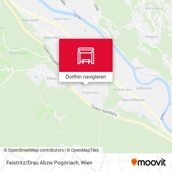 Feistritz/Drau Abzw Pogöriach Karte
