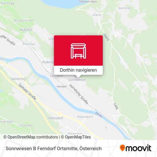 Sonnwiesen B Ferndorf Ortsmitte Karte