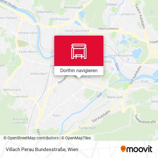Villach Perau Bundesstraße Karte