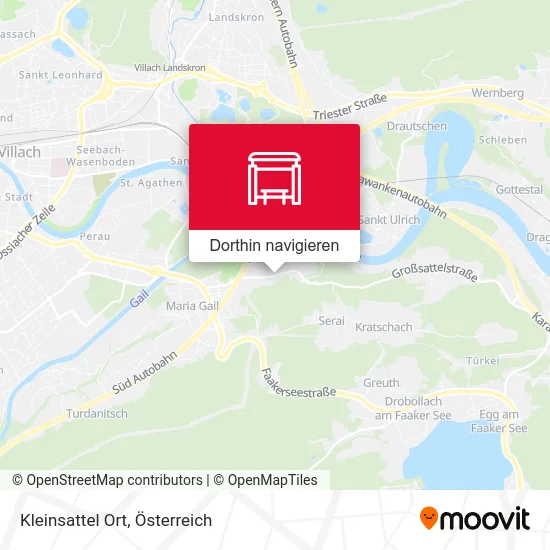 Kleinsattel Ort Karte