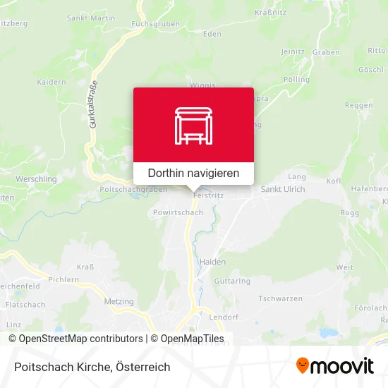 Poitschach Kirche Karte
