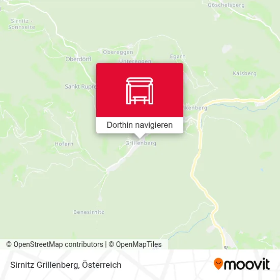 Sirnitz Grillenberg Karte