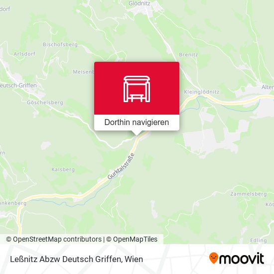 Leßnitz Abzw Deutsch Griffen Karte