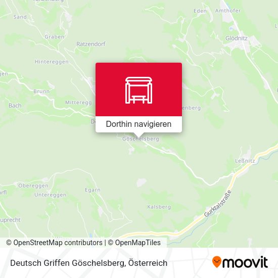 Deutsch Griffen Göschelsberg Karte