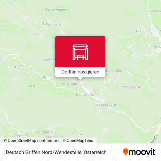 Deutsch Griffen Nord / Wendestelle Karte