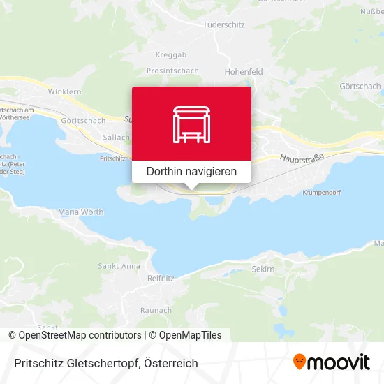 Pritschitz Gletschertopf Karte