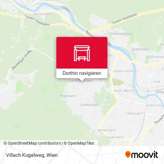 Villach Kugelweg Karte