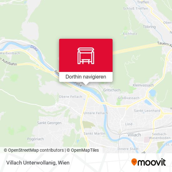 Villach Unterwollanig Karte