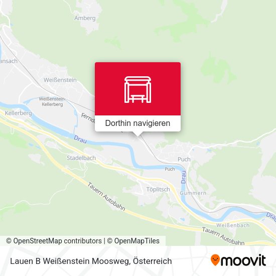 Lauen B Weißenstein Moosweg Karte