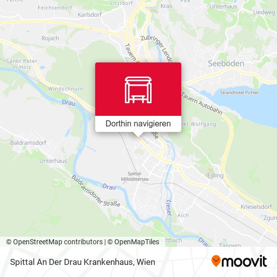 Spittal An Der Drau Krankenhaus Karte