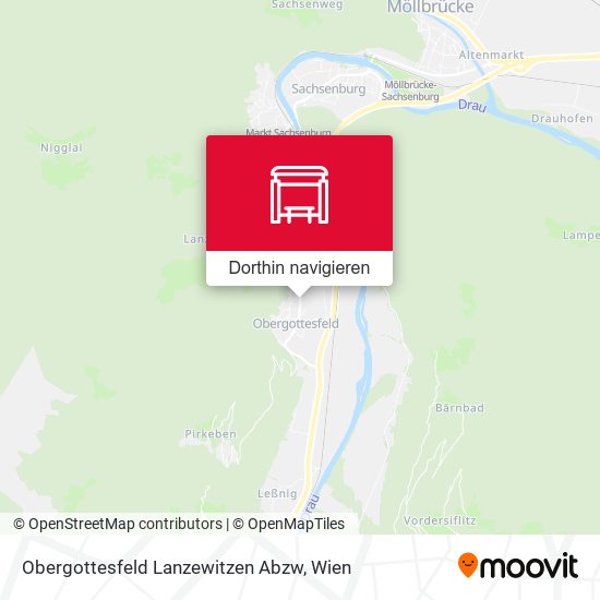 Obergottesfeld Lanzewitzen Abzw Karte