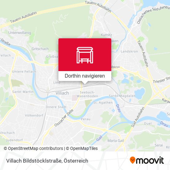 Villach Bildstöcklstraße Karte