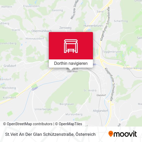 St.Veit An Der Glan Schützenstraße Karte