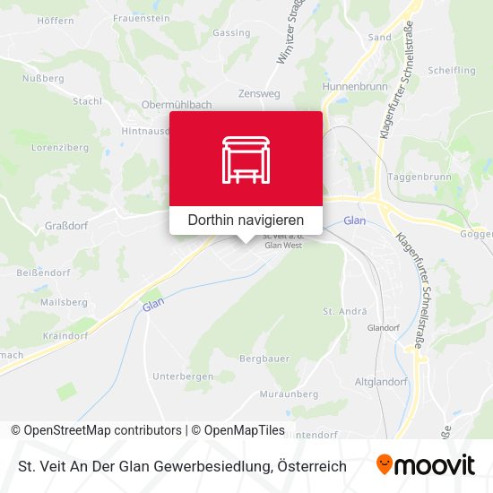 St. Veit An Der Glan Gewerbesiedlung Karte