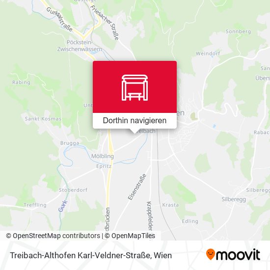 Treibach-Althofen Karl-Veldner-Straße Karte