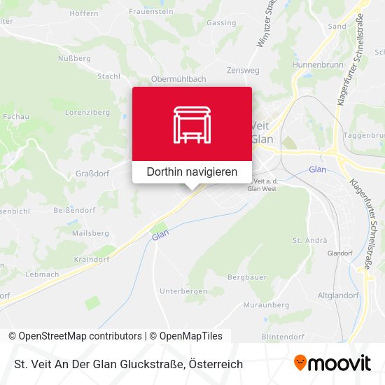 St. Veit An Der Glan Gluckstraße Karte