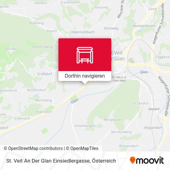 St. Veit An Der Glan Einsiedlergasse Karte