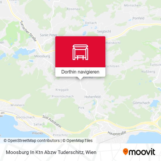 Moosburg In Ktn Abzw Tuderschitz Karte