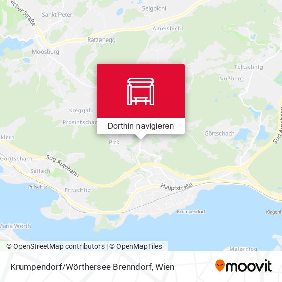 Krumpendorf / Wörthersee Brenndorf Karte