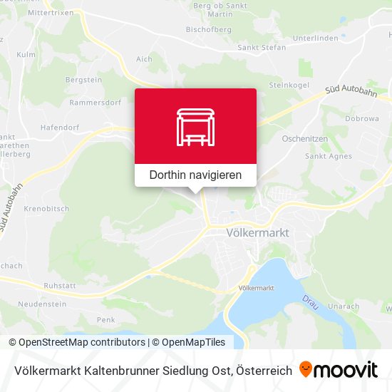 Völkermarkt Kaltenbrunner Siedlung Ost Karte