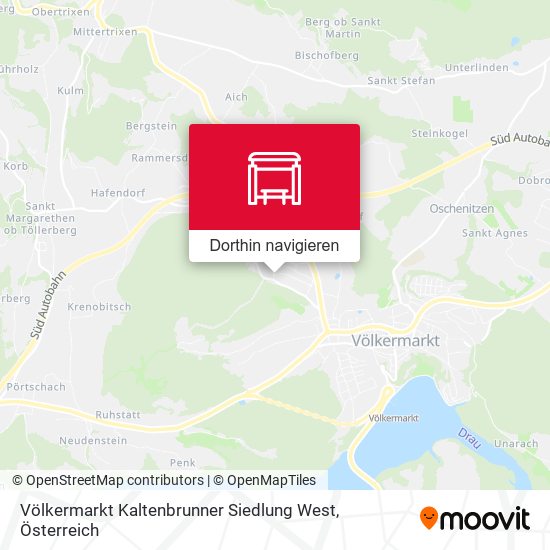 Völkermarkt Kaltenbrunner Siedlung West Karte