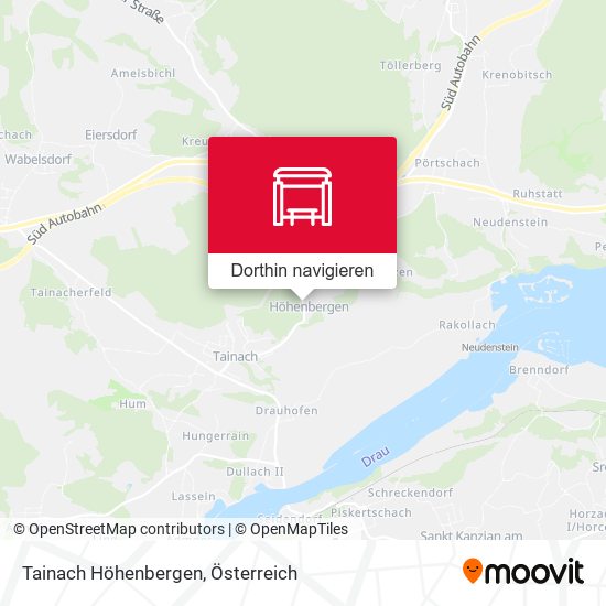 Tainach Höhenbergen Karte