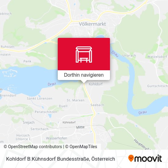 Kohldorf B.Kühnsdorf Bundesstraße Karte