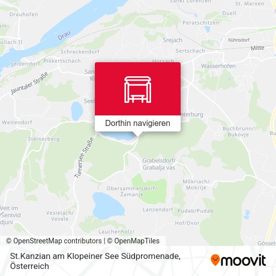 St.Kanzian am Klopeiner See Südpromenade Karte