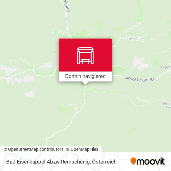 Bad Eisenkappel Abzw Remschenig Karte