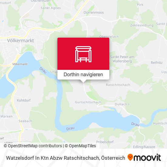 Watzelsdorf In Ktn Abzw Ratschitschach Karte