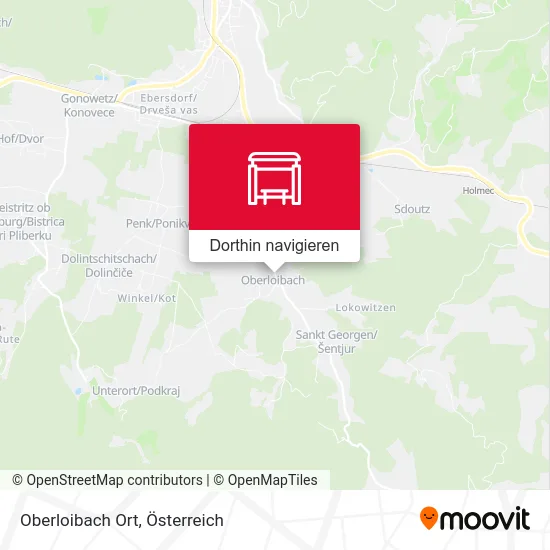 Oberloibach Ort Karte