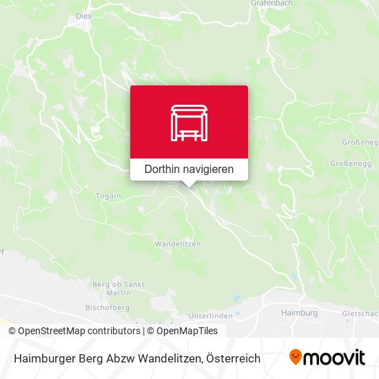 Haimburger Berg Abzw Wandelitzen Karte