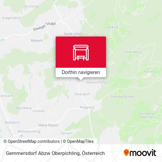 Gemmersdorf Abzw Oberpichling Karte