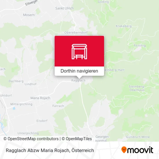 Ragglach Abzw Maria Rojach Karte